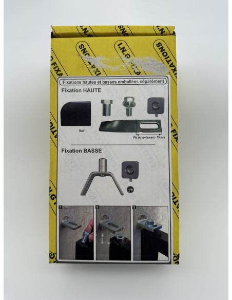 PIVOT DE PORTAIL A SCELLER POUR TUBE CARRE 40X40