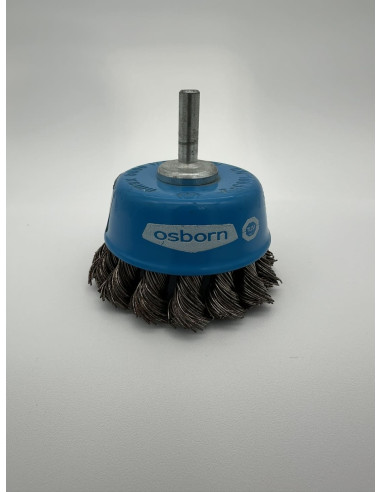 BROSSE COUPE TORSADEE ACIER DIA 65 TIGE DIA 6,00
