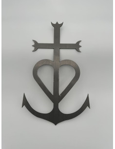 CROIX DE CAMARGUE ACIER 250 X 400 X 3mm