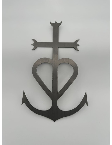 CROIX DE CAMARGUE ACIER 250 X 400 X 3mm