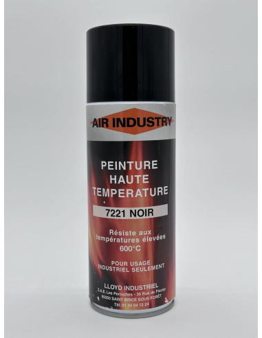 PEINTURE HAUTE TEMPERATURE 600° NOIR