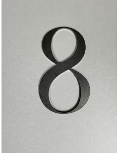 CHIFFRE "8" ACIER 104 x 60 x 3mm
