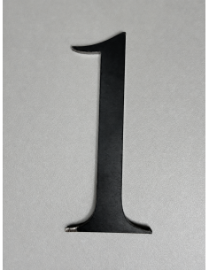 CHIFFRE "1" ACIER 100 x 43 x 3mm