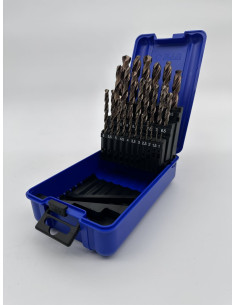 1456 IZAR COFFRET 25 UNITES FORETS COBALT HSSCo 5% DIA 1,00 A 13,00