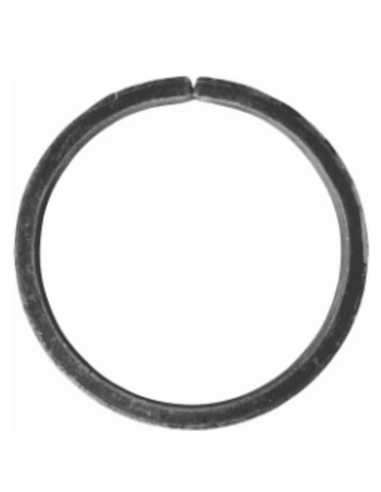CERCLE ACIER FER FORGE D.100mm / PLAT 20x6