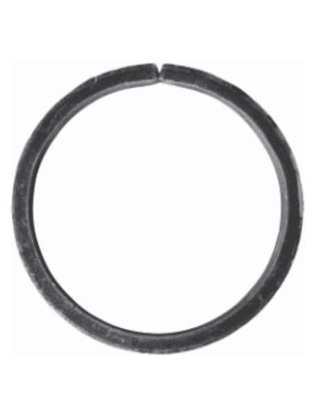 CERCLE ACIER FER FORGE D.100mm / PLAT 20x6