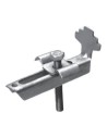 Attache caillebotis galvanisée – fixation crapaud pour grilles acier | Métallo Détail
