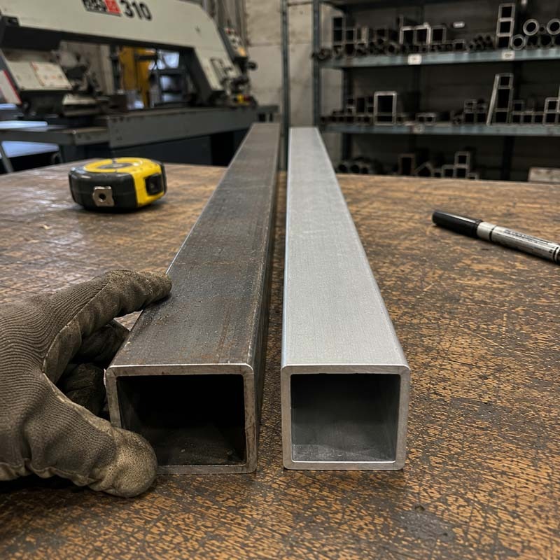 Tube aluminium ou tube acier : comment trancher selon votre projet